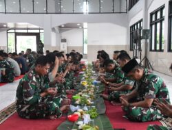 Korem 044/Gapo Pererat Kebersamaan Gelar Botram Bersama, di Awal Tahun 2026