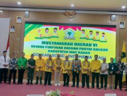 Musda VI Partai Golkar Way Kanan, Hanan A Rozak: Golkar Harus Solid Untuk Kemenangan Pemilu Mendatang