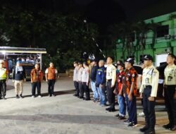 Polsek SU II Bersama PAC Pemuda Pancasila SU II Palembang Gelar Apel KRYD,  Antisipasi Tawuran dan Gangguan Kamtibmas Selama Bulan Ramadhan