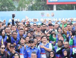 Ribuan Ojol dan Buruh Deklarasi Jaga Kamtibmas Bersama Kapolri