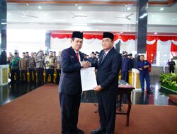 Bupati Muba Toha Tohet Lantik Sekda Baru !Tekankan Birokrasi Tanpa Pungli, Meminta Muba Jadi Barometer Pembangunan