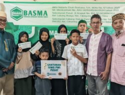 SIWO PWI Pusat Berbagi, Santuni Yatim Piatu Yayasan BASMA