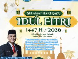 Selamat Idul Fitri 1447H, Kepala BNNK AKBP Rahmat Hidayat: Perkuat Silaturahmi dan Ketahanan Diri