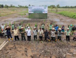 Tanam Padi Serentak di Lahan CSR, Danrem 044/Gapo : Langkah Nyata Dalam Mendukung Program Ketahanan Pangan Nasional