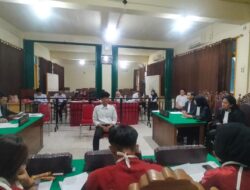 UTS PLKH Praktik  Peradilan Semu Perkara Pidana di Gelar Fakultas Hukum Unitas Palembang