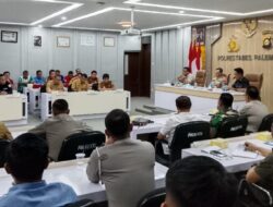 Rakor Lintas Sektoral, Pengamanan Hari Buruh Di Palembang Dimatangkan
