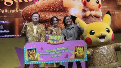 Happy Asmara Gandeng Pikachu di ‘Kopi Dangdut’, Kolaborasi Dangdut dan Budaya Pop Global Bikin Heboh