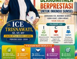 Ice Trisnawati ! Calon Ketua INKINDO Sumsel Nomor urut 2 Usung Visi Organisasi Lebih Profesional Dan Inklusif