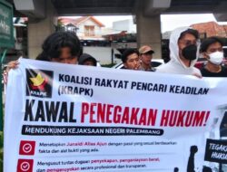 Massa Aksi Minta Semua Kasus Junaidi Alias Ajun Untuk Di Proses