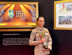 Dari Afrika Tengah untuk Dunia, Brigadir Renita Raih Hoegeng Awards 2026 Berkat Inovasi Digital Data Kriminal