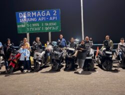 PRMP Bersatu, Pengusaha Rental Mobil Palembang Perkuat Kebersamaan Lewat Touring Motor