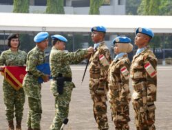 Panglima TNI Sambut Kepulangan Satgas Kizi TNI Kontingen Garuda XX-V MONUSCO