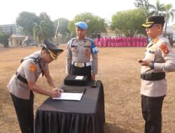 Polres Banyuasin Gelar Sertijab Sejumlah Pejabat, Kapolres Banyuasin Tekankan Profesionalitas dan Pengabdian