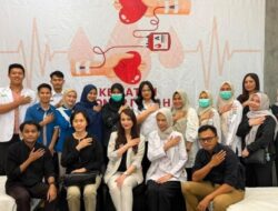 Semarak Kemerdekaan, THE 1O1 Palembang Rajawali Gelar Donor Darah dan Pemeriksaan Kesehatan Gratis