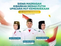 Tiga Anak Madrasah, Tiga Daerah, Satu Merah Putih