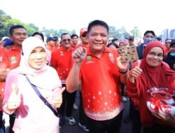 Penuh Semangat Kebangsaan, Pemprov Sumsel Tutup Rangkaian HUT ke-81 RI dengan Jalan Santai dan Lomba
