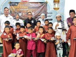 Program Jumat Berkah Wartawan’ (PJBW) dan WCI Regbet Berbagi di Panti Asuhan Mizan Amanah, Senyum Anak Yatim Mengembang
