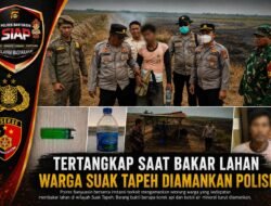 Tertangkap Saat Bakar Lahan, Warga Suak Tapeh Diamankan Polisi 