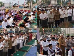 Hadapi Musim Kemarau, Warga dan Aparat di Rambutan Salat Istisqa Bersama