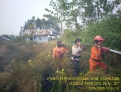 Tim Gabungan Padamkan Karhutla di Dua Lokasi Kecamatan Rambutan, Api Berhasil Dipadamkan