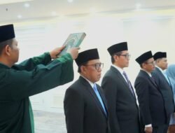 Menag Nasaruddin Umar Lantik 5 Pejabat Ditjen Pesantren: “Perhatikan Masa Depan 42 Ribu Pesantren”