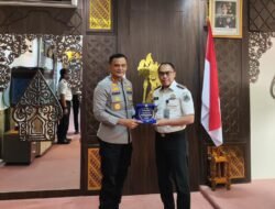 Perkuat Sinergitas dan Keamanan, Kepala Rutan dan Kalapas Palembang Silaturahmi dengan Kapolrestabes