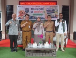 96 Hewan Sudah Divaksin, Karantina Sumsel Kejar Target Bebas Rabies 2030