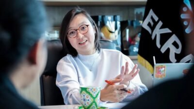 Irene Umar Bidik Video Mapping Jadi Mesin Baru Ekonomi Kreatif Indonesia