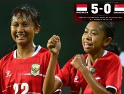Timnas Putri U17 Indonesia Hajar Singapura 5-0,Garuda Pertiwi Muda Lolos di Piala Asia 2027