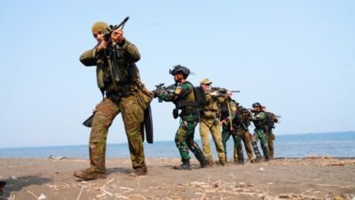 Jelang Demonstrasi 15 Oktober, TNI dan Australia Uji Skenario Pendaratan Amfibi