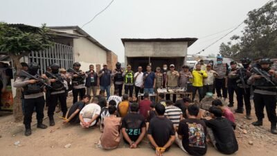 Untuk Kedua Kalinya dalam Sepekan, Polda Sumsel dan Polres Banyuasin Kembali Gelar Penggerebekan Narkoba