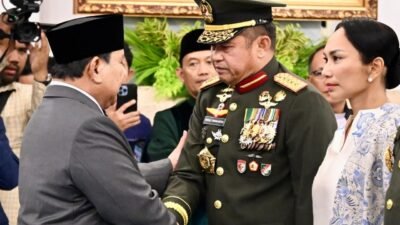 Presiden Prabowo Tukar Posisi Maruli Simanjuntak dan Tandyo Budi R. di Pucuk Pimpinan TNI